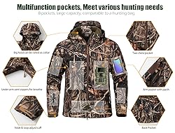 NAVEKULL Silent Hunting Clothes for Men Soft Shell