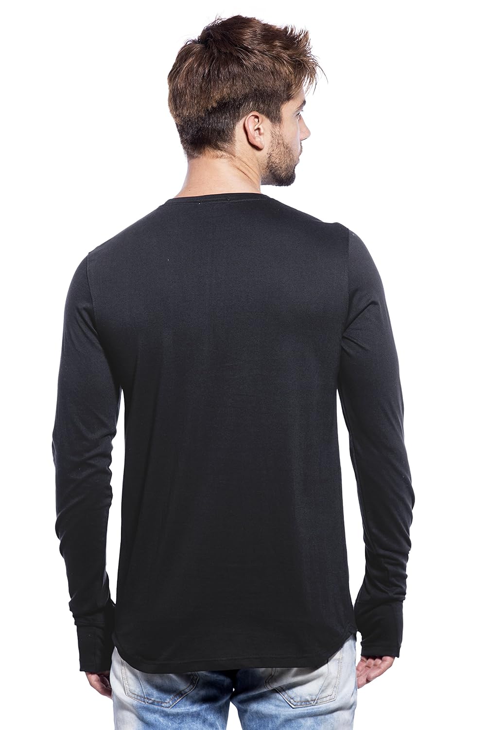 maniac men's cotton t-shirt (men-ss18-thumb-ring-black-dgrey-07)