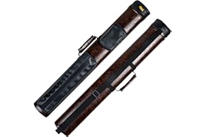 Billmart Pool Cue Case, 2 X 3 Hard Pool Cue Stick Carrying Case, Billiard Stick Accessories