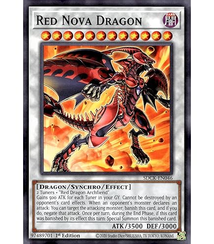 Amazon.com: Scarlight Red Dragon Archfiend - SDCK-EN041 - Common