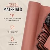 Bryco Goods Pink Kraft Butcher Paper Roll 18" x 100ft Food Grade Peach for view 3