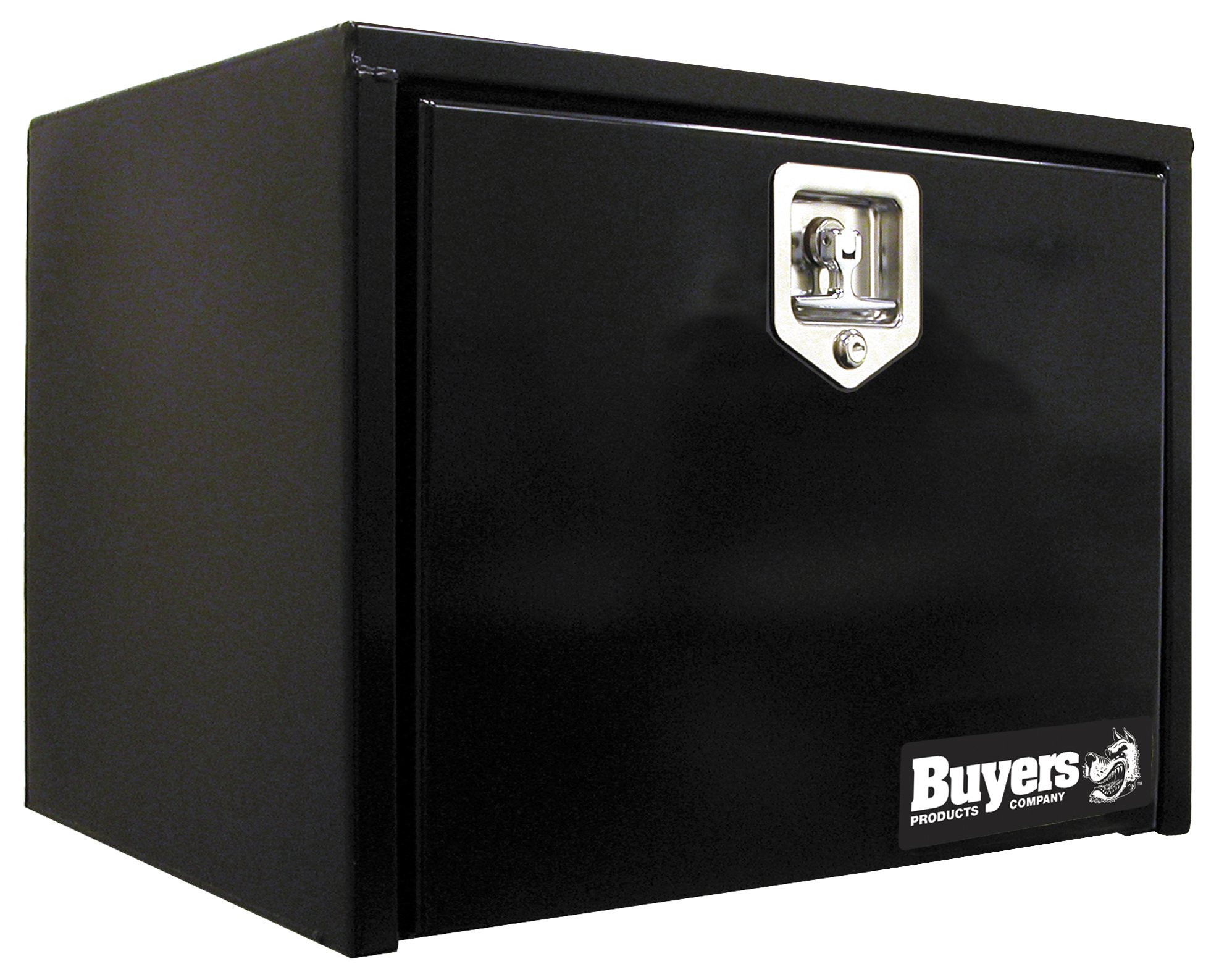 Buyers Products Black Steel Underbody Truck Box w/ T-Handle Latch (18x18x24 Inch)