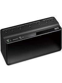 APC UPS 600VA Battery Backup & Surge Protector with USB Charging Port, APC UPS BackUPS (BE600M1)