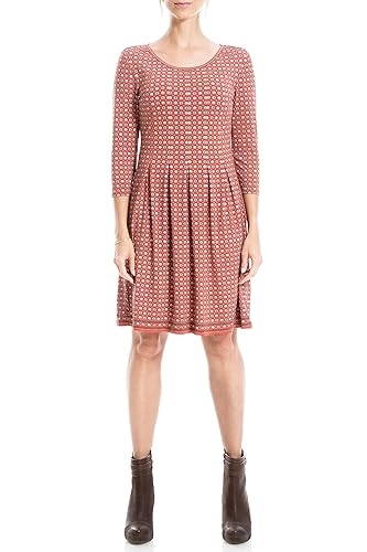Max Studio Womens 3/4 Sleeve Fit and Flare Dress in Kenya | Whizz Casual