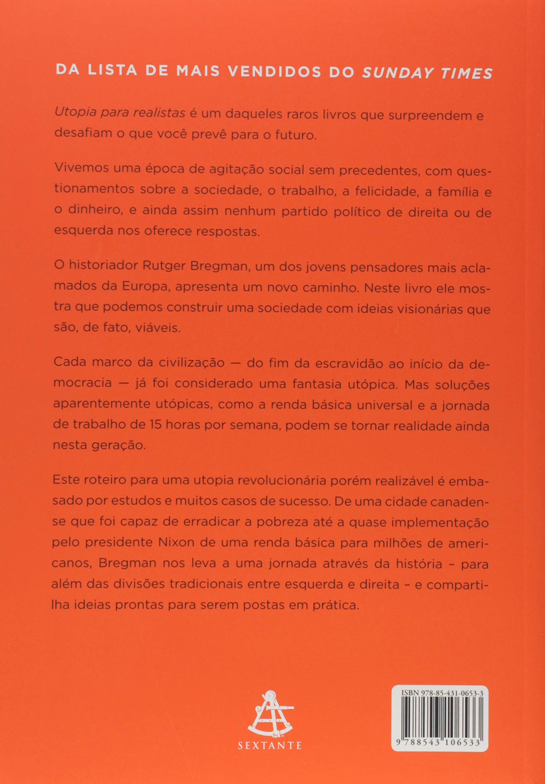 Livro 'Utopia para realistas' por Rutger Bregman