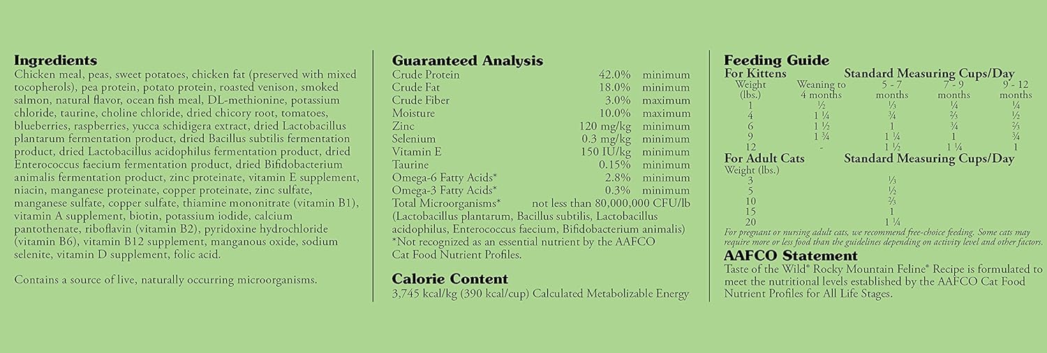 taste of the wild aafco approved