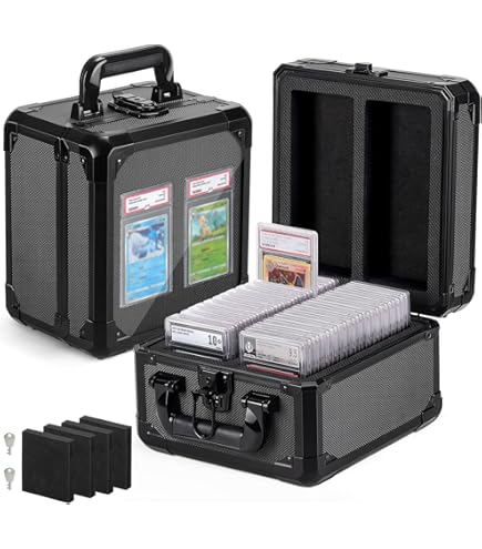 Amazon.com: ZINHO Graded Card Case Upgraded Sports Card Storage