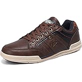 ARRIGO BELLO Mens Casual Shoes Fashion Sneakers Breathable Comfort Classic Lace-Up Low Top Walking Shoes