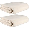 PINGEUI 2 Pieces 39 x 197 Inch Tufting Cloth with Marked Lines, Large Size Punch Needle Monk’s Cloth, Primary Rug Backing Fabric for Embroidery, Handmade, DIY Craft