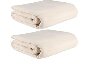 PINGEUI 2 Pieces 59 x 59 Inch Tufting Cloth with Marked Lines, Large Size Punch Needle Monk’s Cloth, Primary Rug Backing Fabric for Embroidery, Handmade, DIY Craft