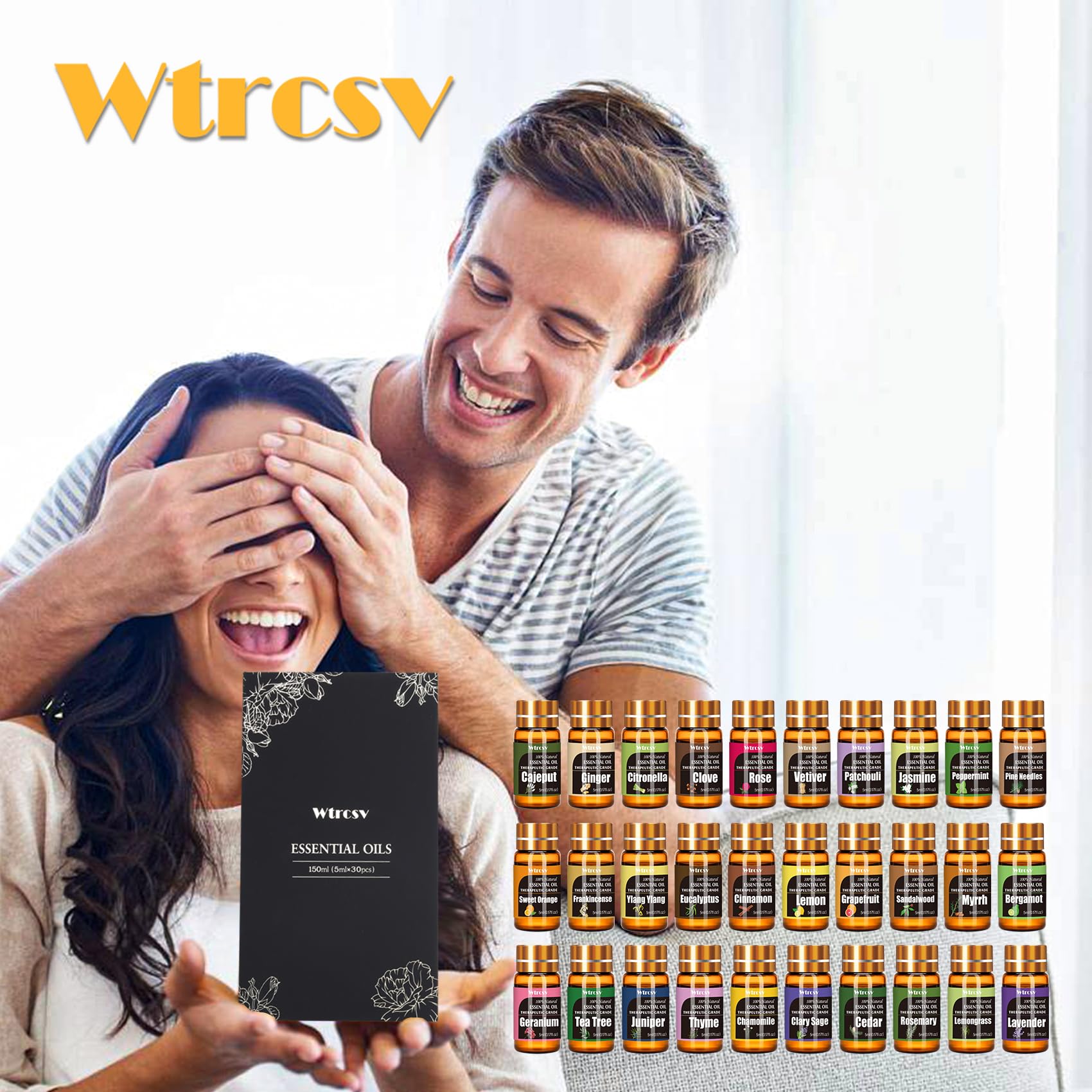 Natural Essential Oils Set
