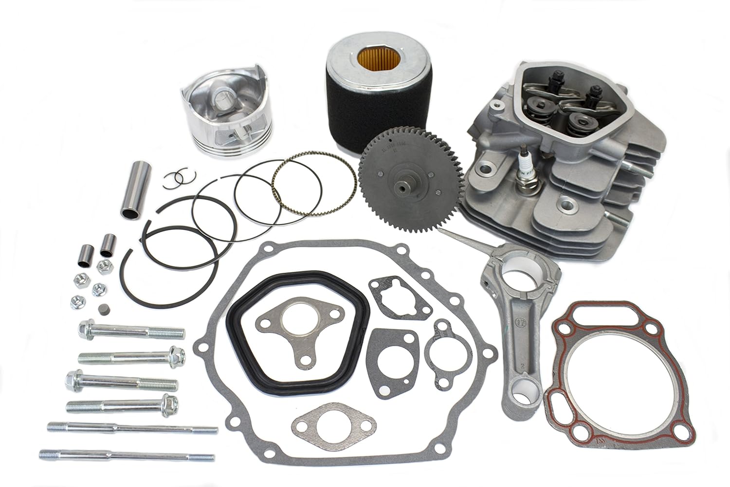 Amazon.com : Everest Parts Supplies New Cylinder Head Rebuild Kit Rockers  Valves Camshaft Piston Fits Honda GX390 : Garden & Outdoor