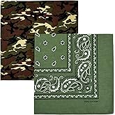 Vamqor Bandana Single Pack & Double Pack Cotton for Men and Women 22 Inch