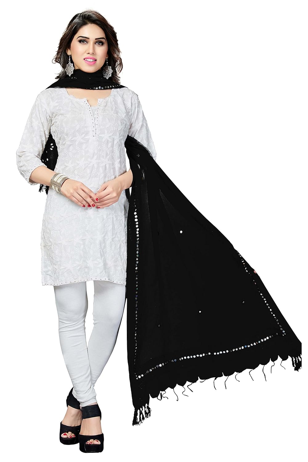 rani saahiba women's art silk dupatta