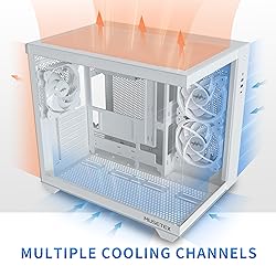 MUSETEX ATX PC Case, 360MM RAD Support, 3 x 120mm