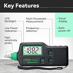 Vibration Meter VM-420 Digital Vibrometer Handheld