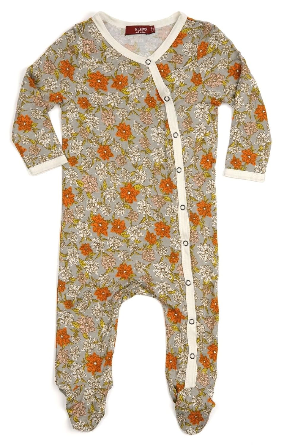 milkbarn footed romper