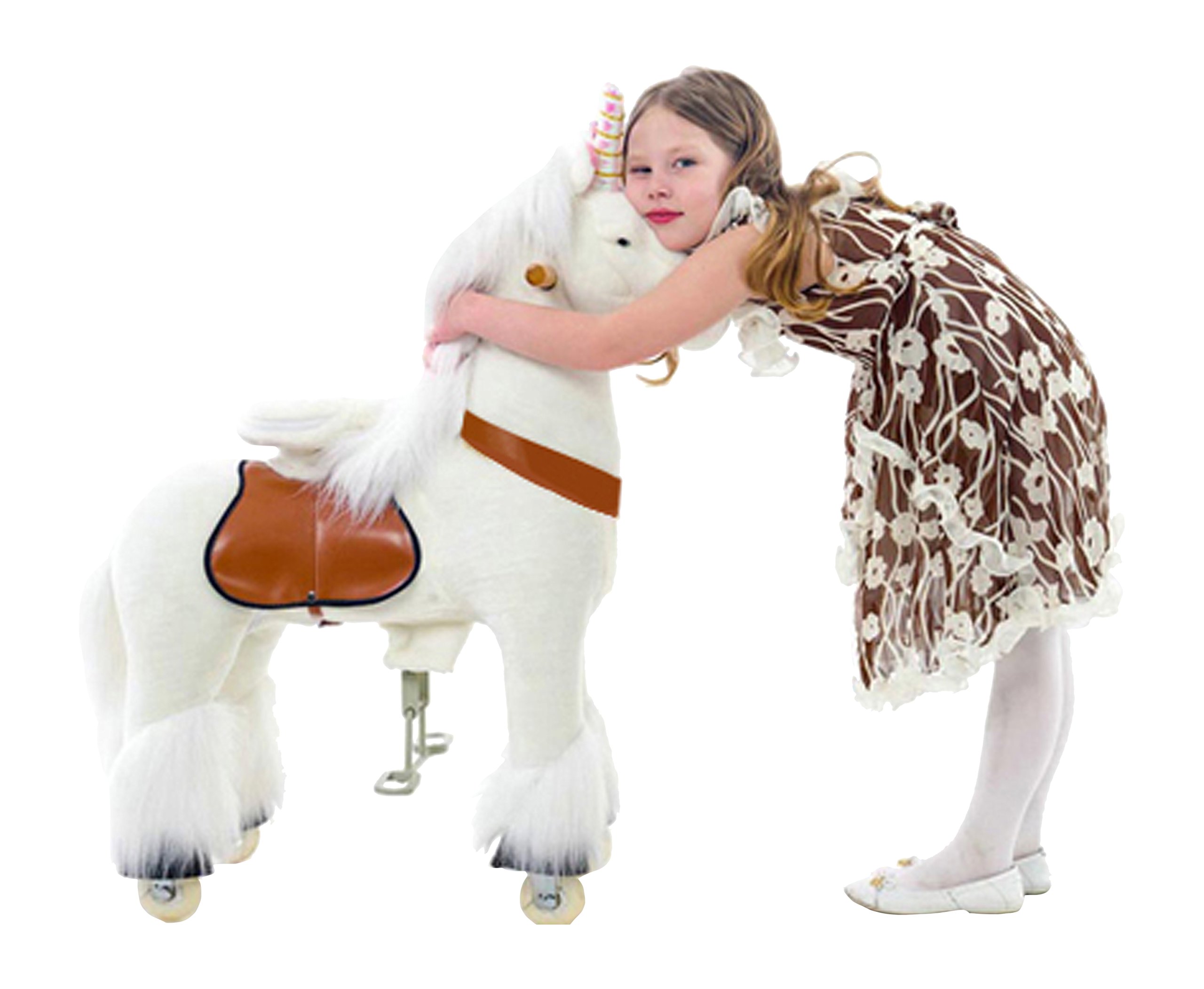 Smart Gear Pony Cycle White Unicorn Ride On Toy Bonus Desertcart