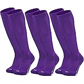 Youper Youth Baseball & Softball Socks Over The Calf Length (3 Pairs)