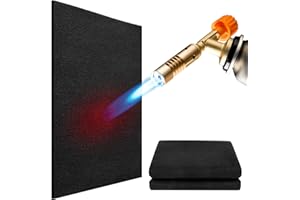 UNIFAMILY 40" x 40" Carbon Felt Welding Blanket Fireproof, Fire Retardant Blankets, Heat Resistant Fabric mat UP to 1800°F, Fire Resistant Mat for Soldering Welding Brazing Plumbing