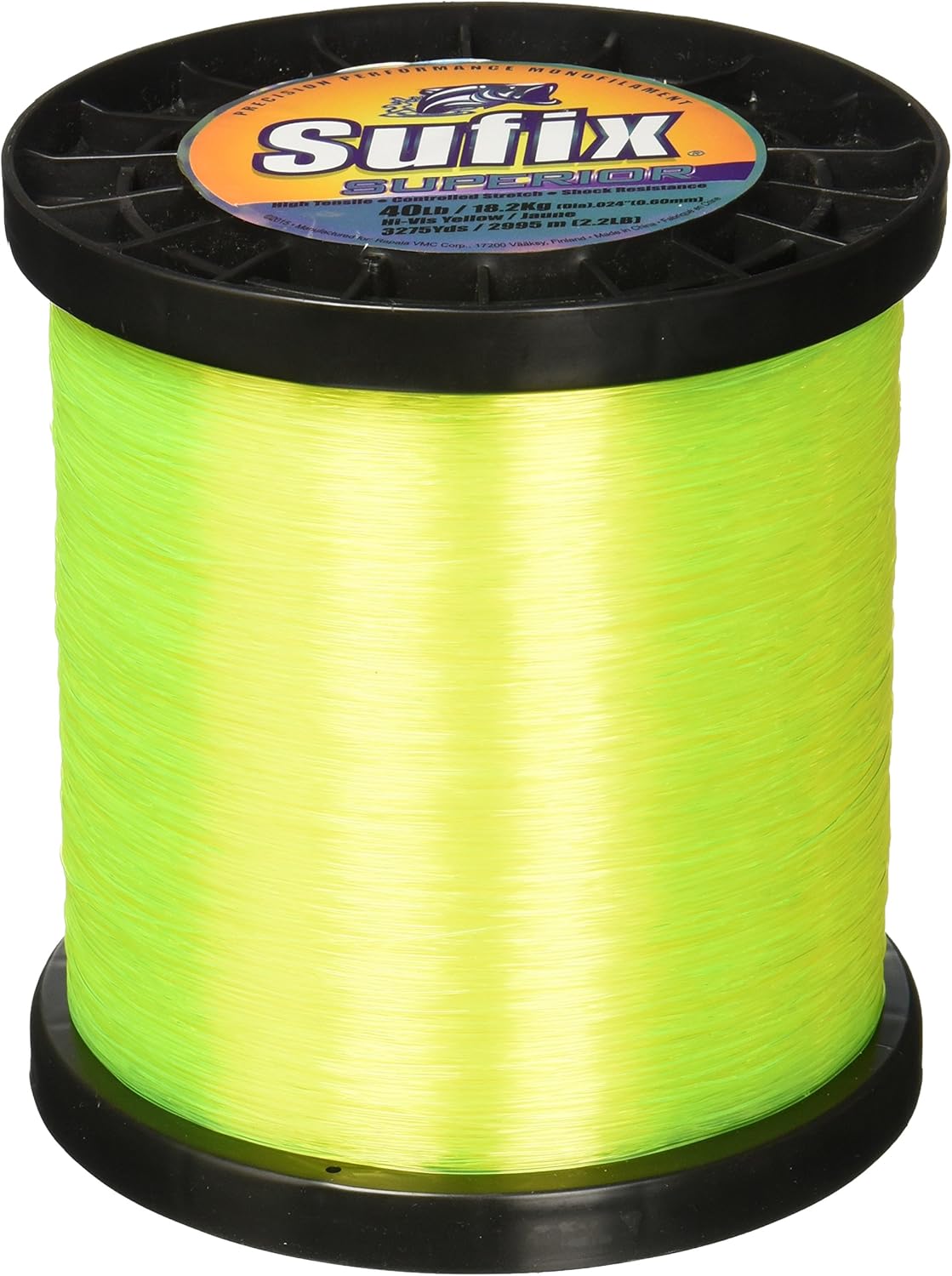 Sufix Superior Spool Size Fishing Line (Yellow, 20Pound