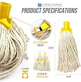 TDBS Mop Heads Replacement Colour Coded Self Threading Socket No.12 PY Pack of 5 view 3