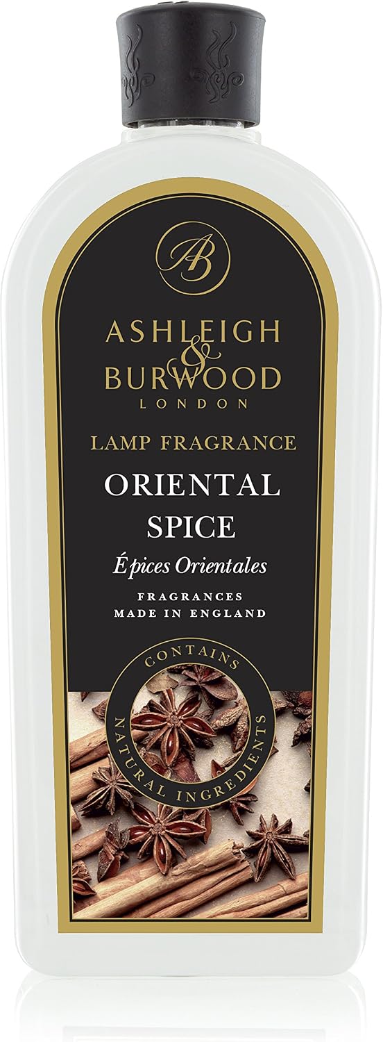 shleigh & Burwood Oriental Spice 1000ml Lamp Fragrance, 1 l (Pack of 1), Clear
