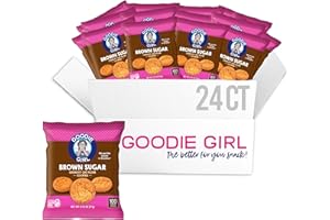GOODIE GIRL COOKIES Goodie Girl, Mini Brown Sugar Cookie Snack Packs | Gluten Free, Peanut Free | 100 Calories (24 Pack)