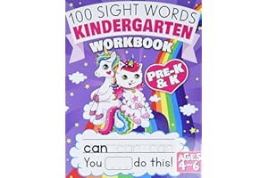 100 Sight Words Kindergarten Workbook Ages 4-6: A Whimsical Learn to Read & Write Adventure Activity Book for Kids with Unico
