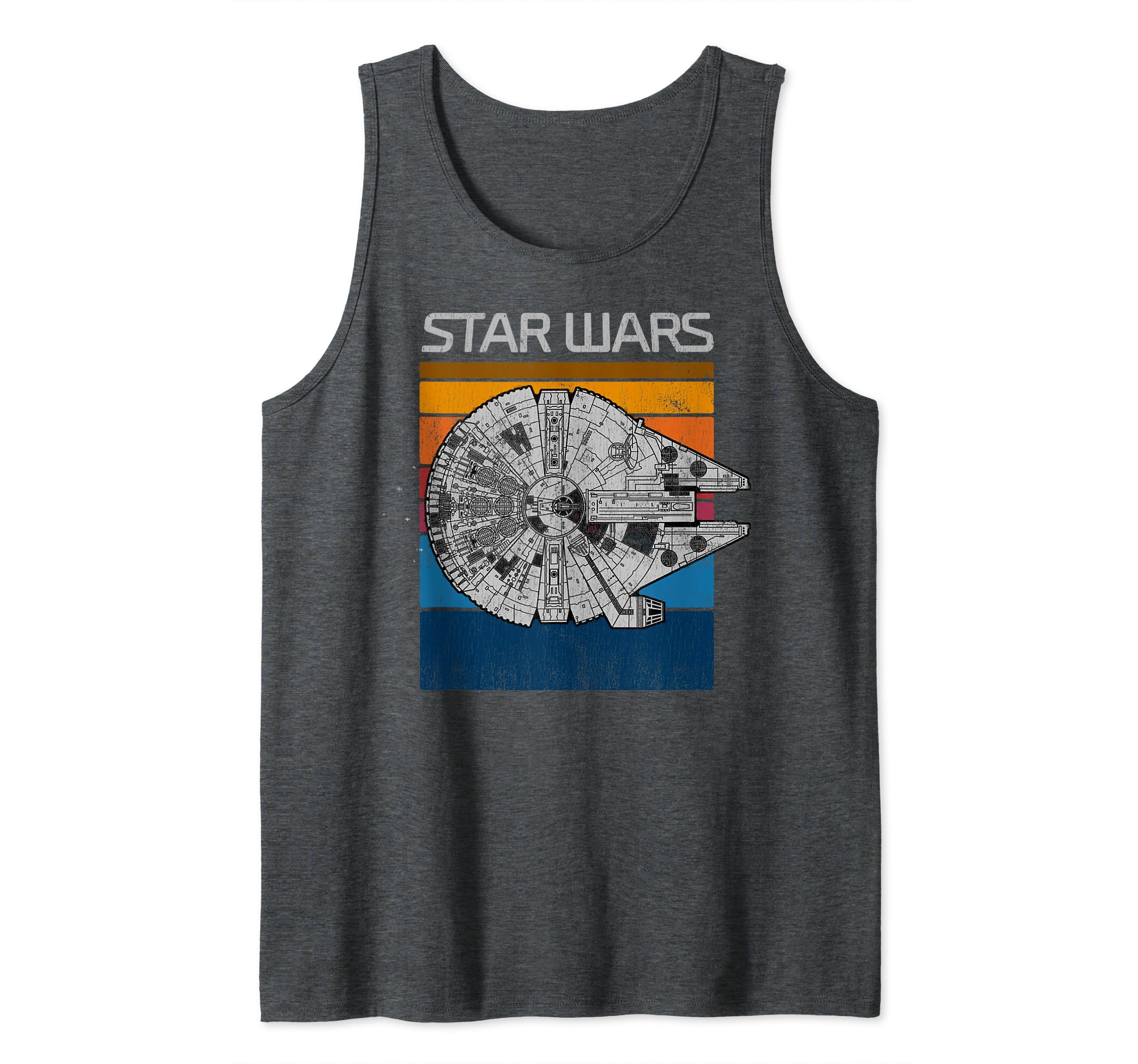 Star Wars Vintage Falcon Profile Tank Top