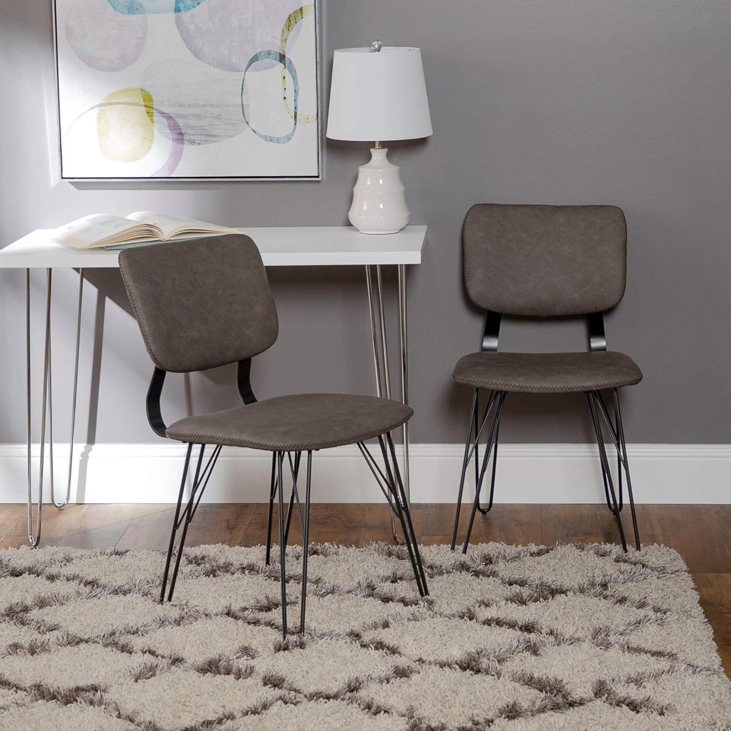 Amazon Com Overstock Flex Back Dining Chair With Black