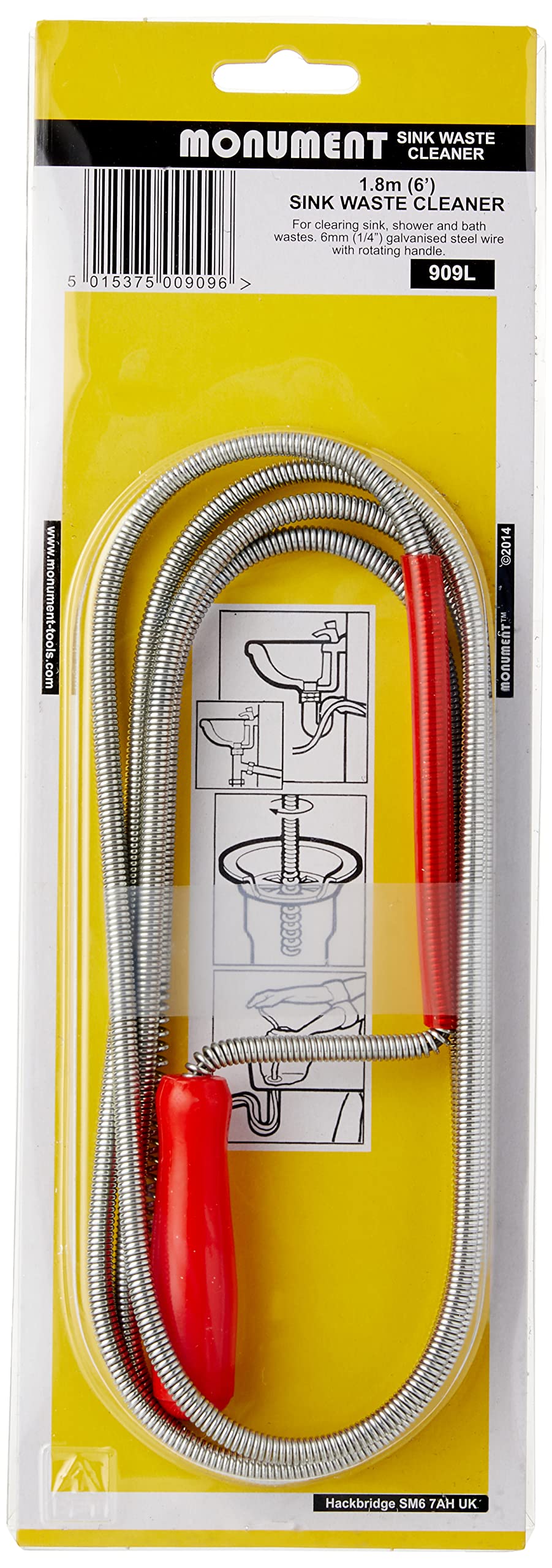 Monument 909l Waste Cleaner 6ft