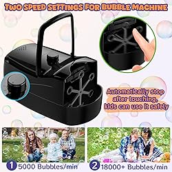 Bubble Machine, Automatic 18000+ Per Minute Big