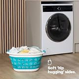 LIVIVO 17L Collapsible Laundry Basket with Handles Turquoise view 7