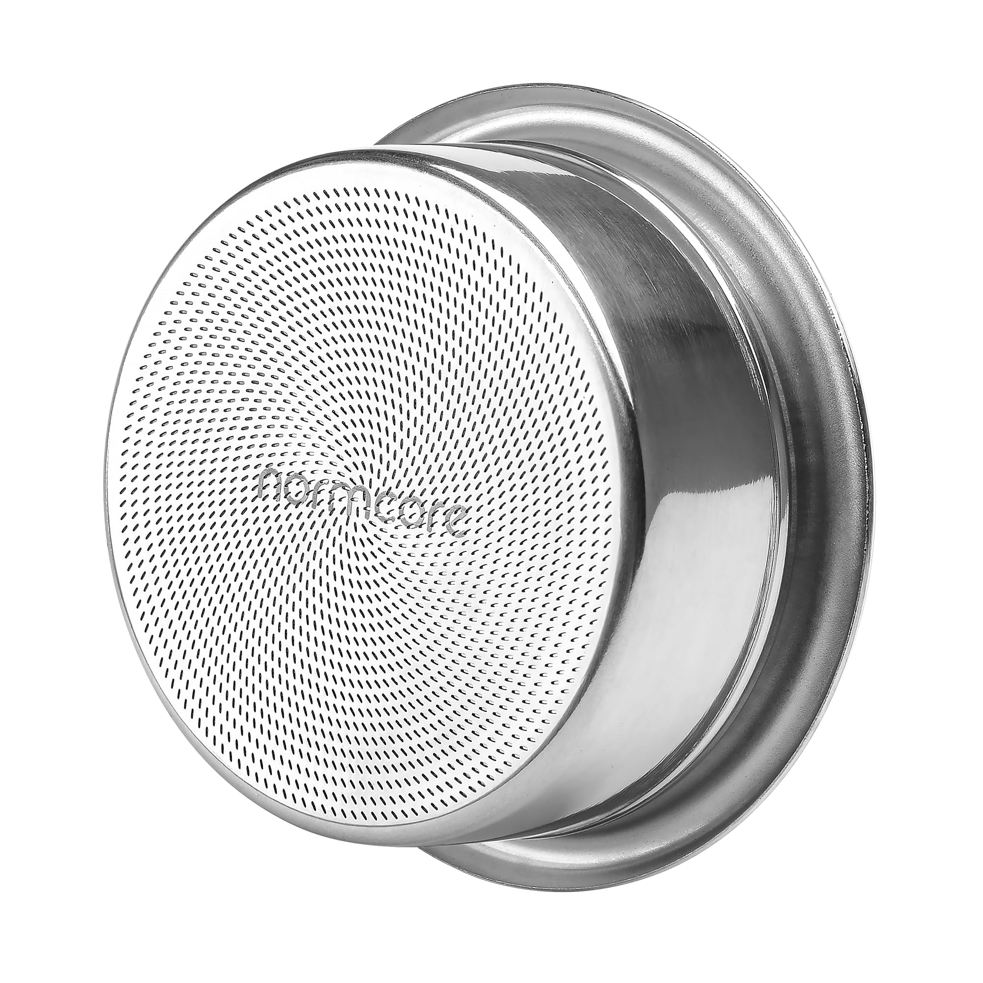 Normcore 58mm Precision High Extraction Filter Basket, 22g Portafilter Basket Coffee Filter, Comes with a 58.5mm Puck Screen, Espresso Paper Filters, 22 Gram