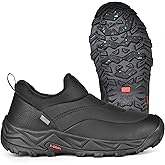 XPETI Winter Snow Casual Slip-on Loafers for Men Cocoon moc Waterproof Jungle Hiking Shoe,Easy Wear on/Off