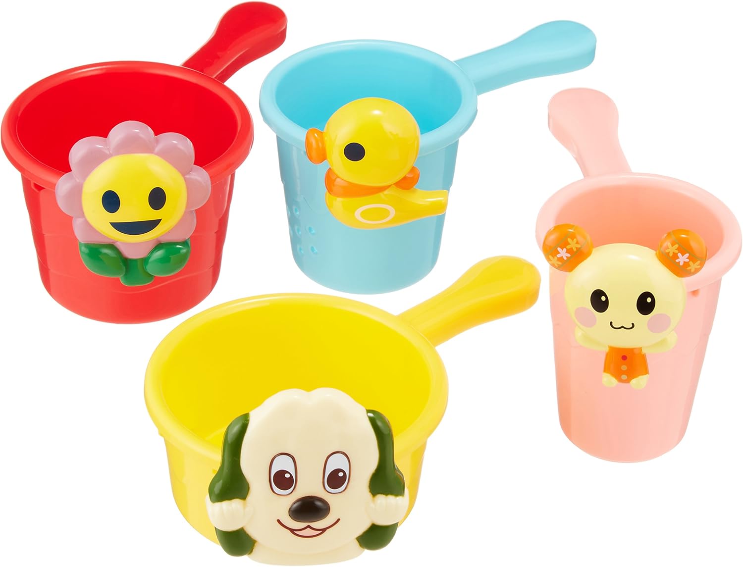 Amazon ワンワンとうーたん おふろでかさねてシャワーカップ お風呂用おもちゃ おもちゃ