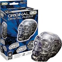 Original 3D Crystal Puzzle - Skull Black : Amazon.com.br