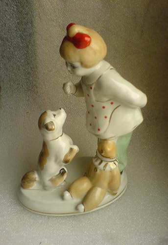 dog porcelain figurines