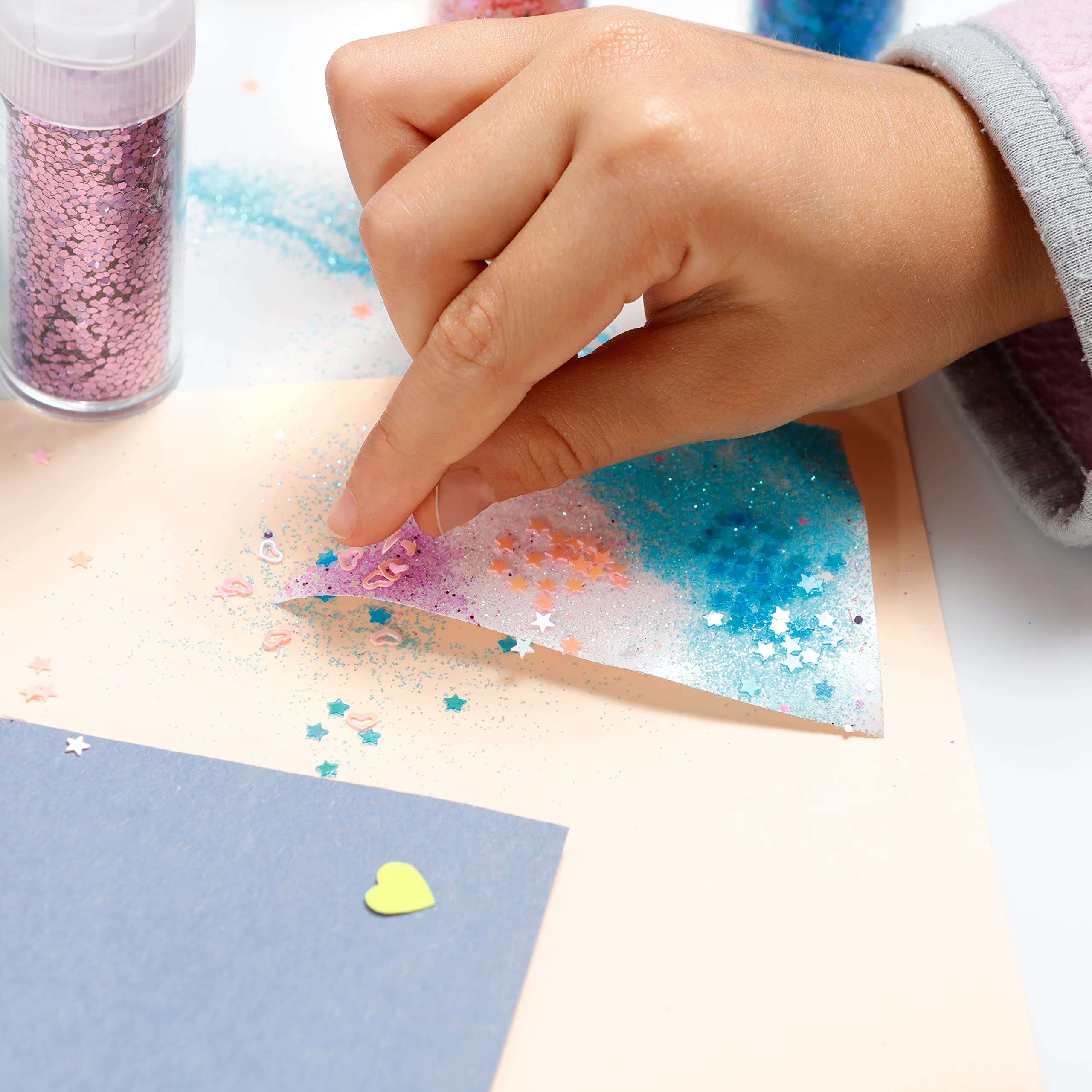 Incraftables Glitter for Crafts (32pcs). Best Assorted Colors Craft Glitter Set. Extra Fine & Chunky Bulk Pack for Resin, Slime, Tumblers & Candle Making. Big Pack for Kids & Adults