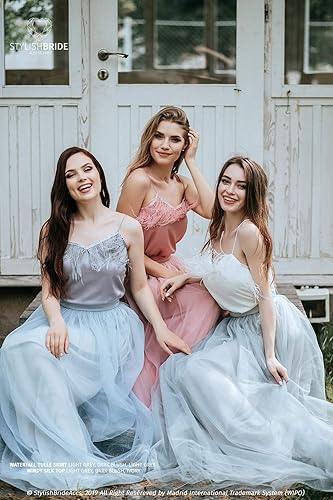 Bridesmaids Windy Feather Separates Silk Amazon Com
