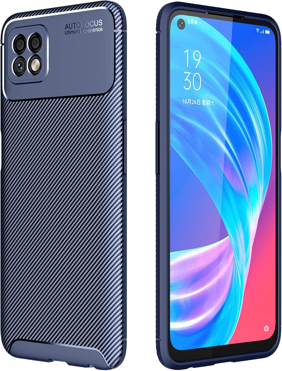 FanTings Funda para OPPO A72, Suave TPU, Funda Suave y Duradera