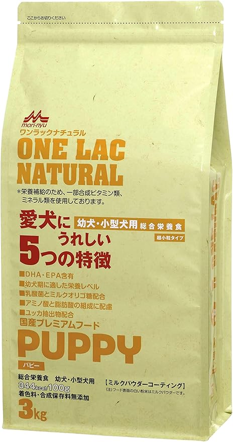 Amazon Co Jp ワンラック One Lac ナチュラルニューパピー 3kg ペット用品