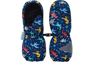 JAN & JUL Waterproof Rain Mittens for Babies and Toddlers