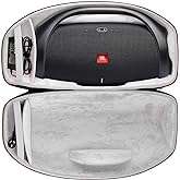 Comecase Hard Travel Case Compatible with JBL Boombox 3/ Boombox 2, Shock-Resistant Carrying Bag with Shoulder Strap & Handle, Water-Resistant, Scratch-Proof Protective Storage Case (Case Only)