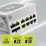 MSI MAG A850GL WHITE 850W ATX 3.0 Fully Modular PCIe 5.0 Gold PSU view 5