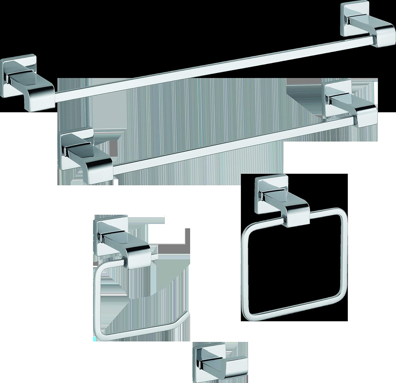 Delta Faucet 77530 Ara Towel Bar Rack, 30 inch, Chrome, 30 In - - 