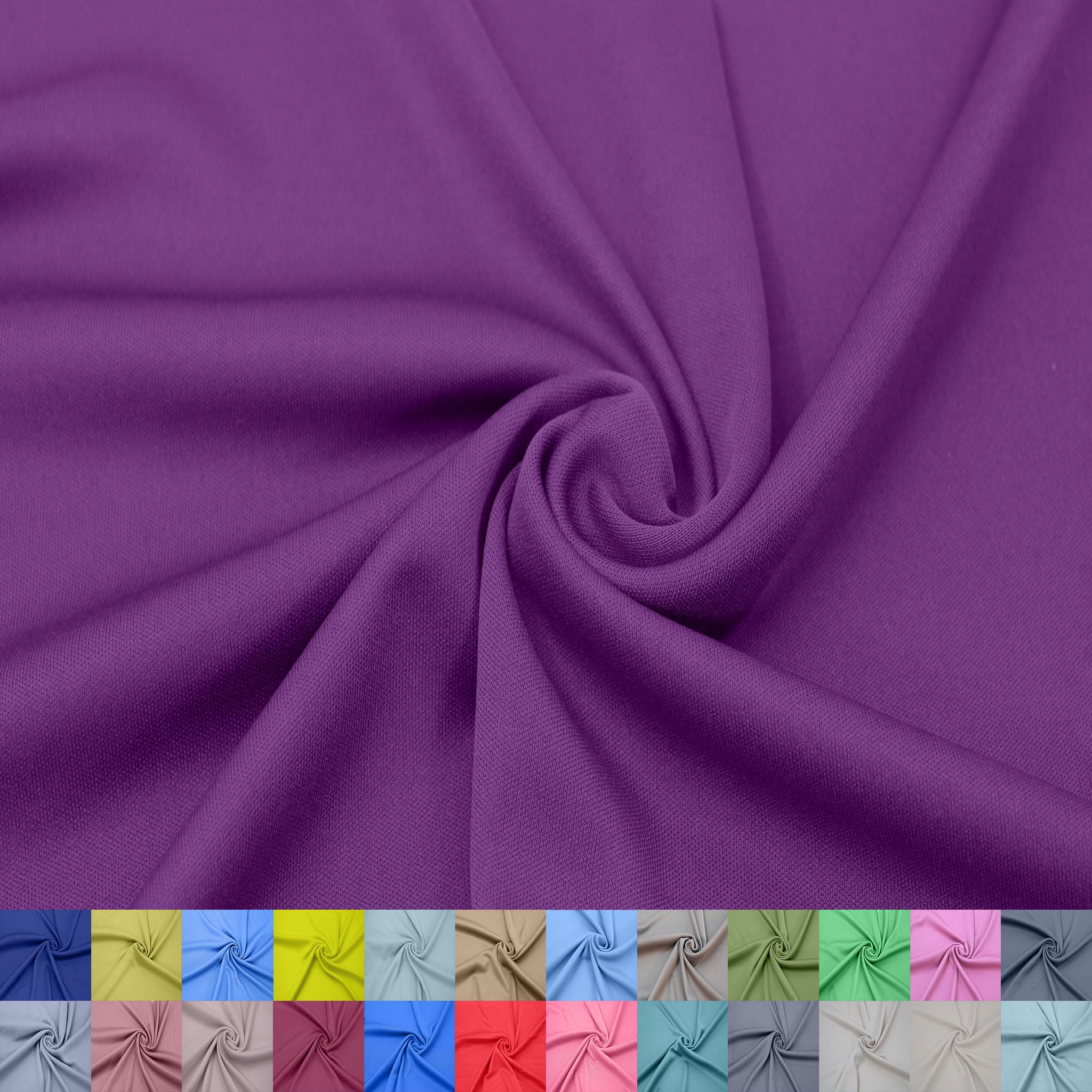 Texco Inc 60" Wide 100% Polyester Interlock Lining