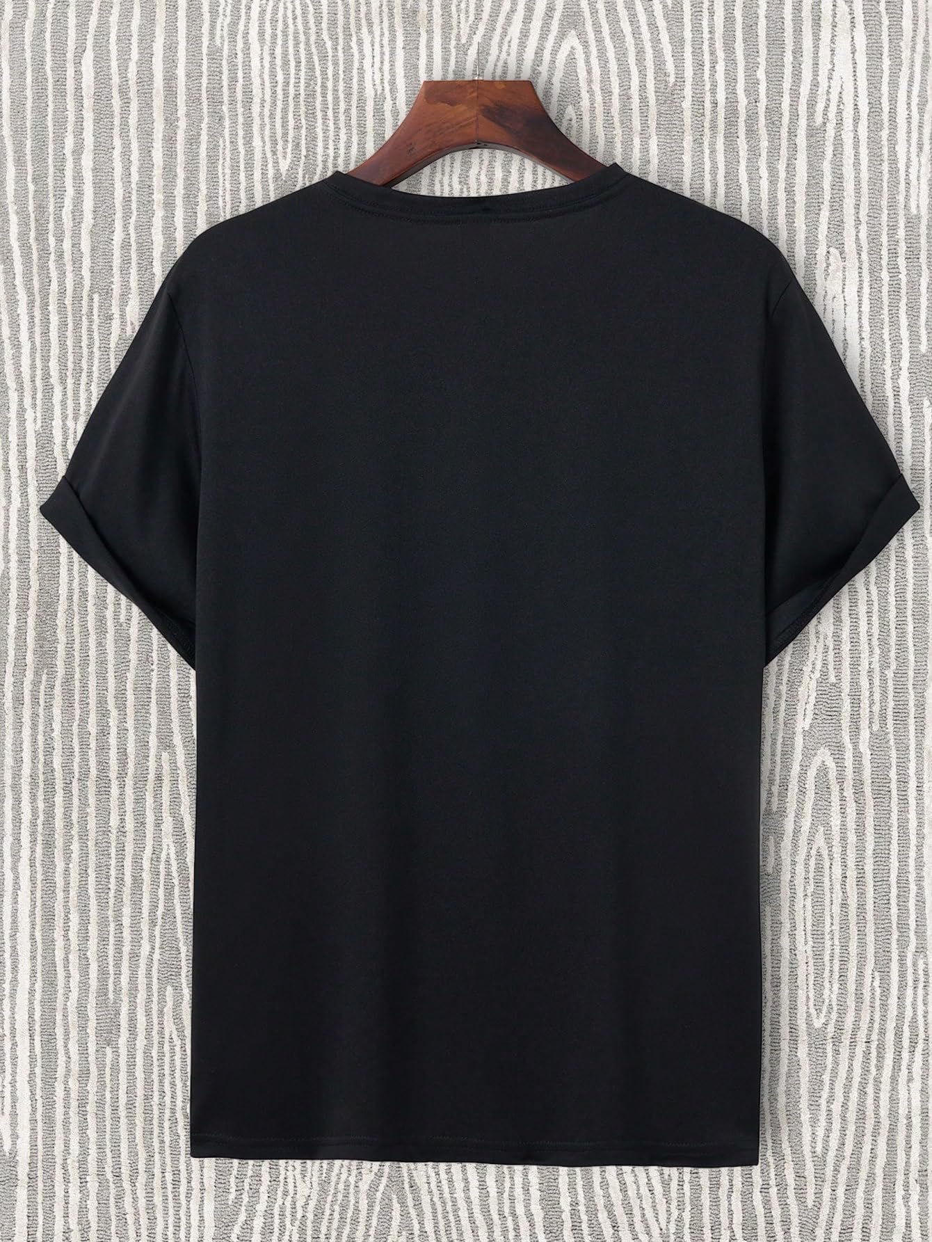 Floerns Men's Cross Print Short Sleeve T Shirt Crewneck Tee Shirts