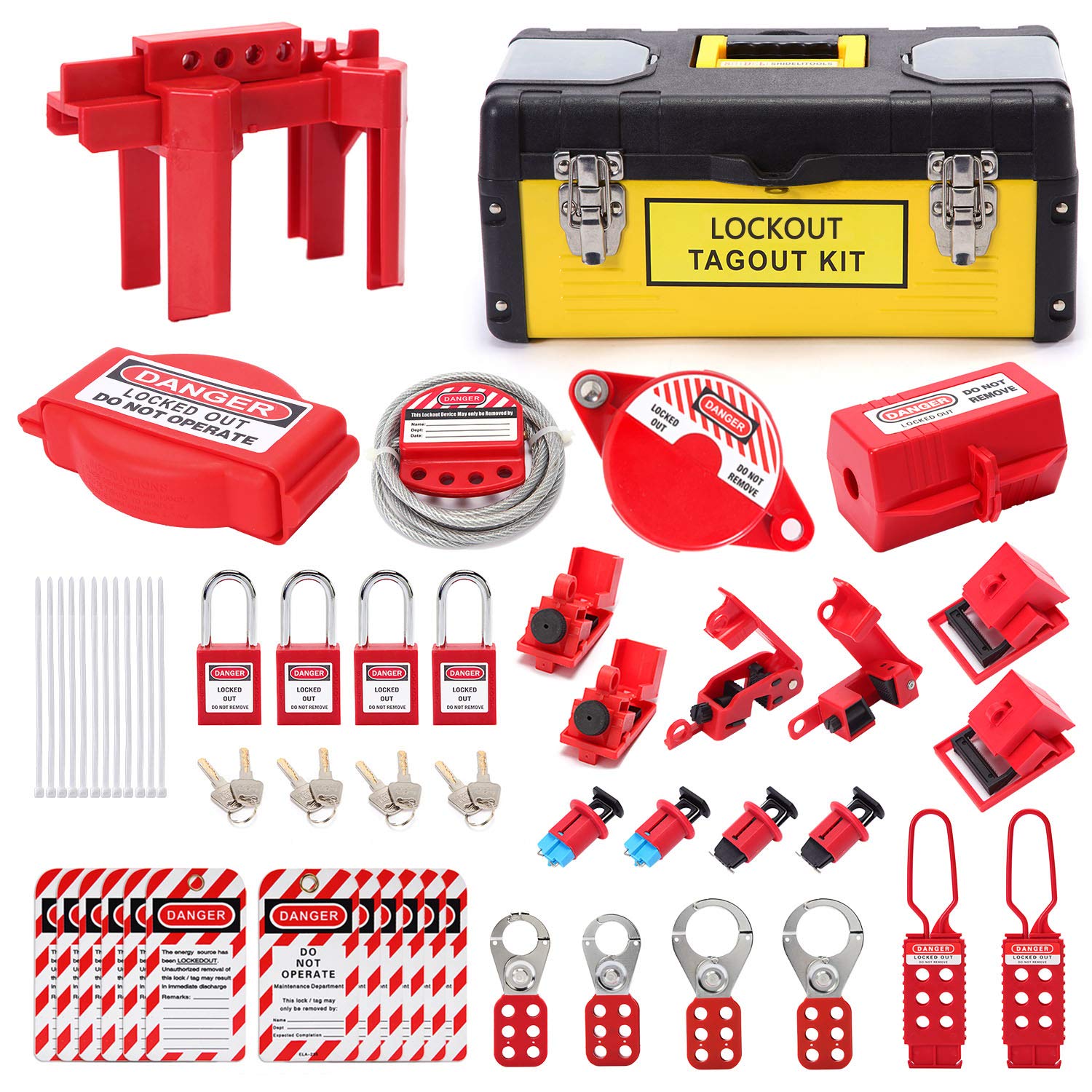 Mua Lockout Tagout - Lock Out Tag Out Kit Safety Padlocks Lockout Hasp ...
